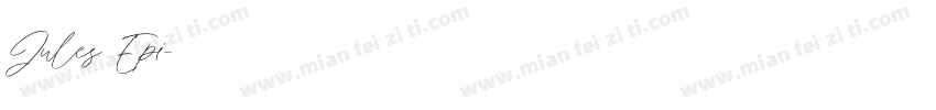 Jules Epi字体转换